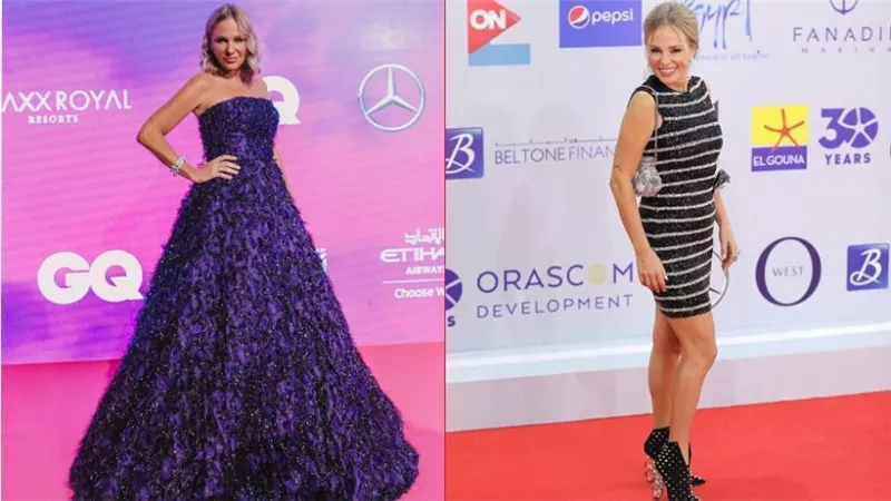 شاهد الفرق .. شيرين «الجونة» وشيرين «دبي»