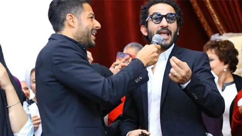 دويتو حلمي وحماقي وزغرودة وفاء علي شرف فتيات «تحيا مصر»