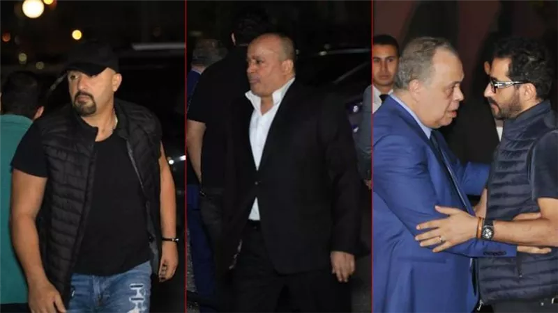 بالصور .. كل النجوم في عزاء هيثم زكي