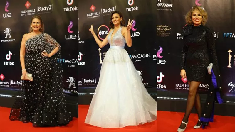 بالصور : النجوم يتوافدون على حفل افتتاح مهرجان القاهرة السينمائي