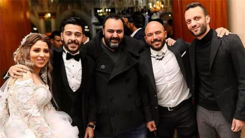 صور .. أحمد كامل يحتفل بزفافه بحضور نجوم الفن والرياضة