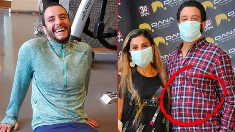أحمد الفيشاوي بوزن زائد وكرش فى أحدث ظهور له .. اكتشف الفرق في الصورتين