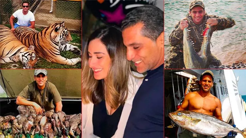 بالصور بعد إعلان خطبتهما .. من هو فارس أحلام أمينة خليل عاشق صيد البط والتماسيح؟