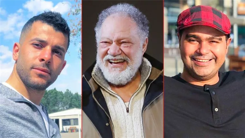 رامز أمير وإسلام إبراهيم مع يحيى الفخراني فى مسلسله رمضان 2021