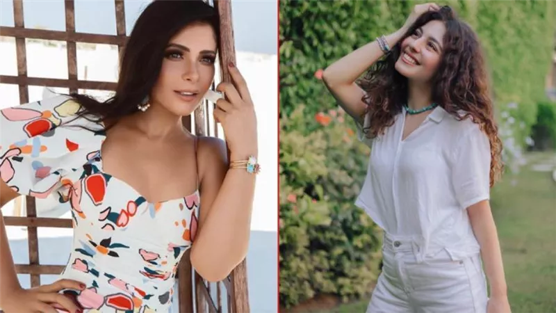 مايان السيد شقيقة مني زكي في مسلسل تقاطع طرق