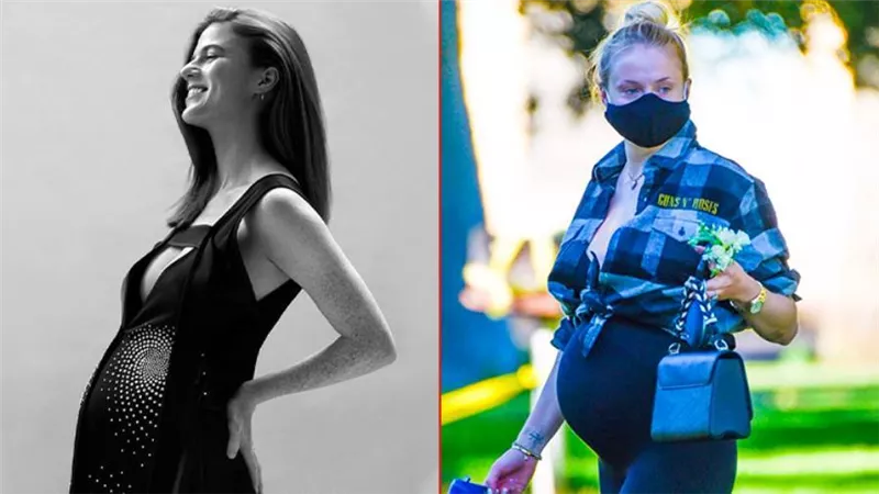 بعد روز ليزلي زوجة جون سنو .. صوفي ترنر نجمة GOT تكشف عن صور جديدة لحملها قبل ولادتها
