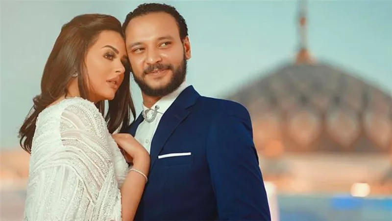 صور جديدة .. أحمد خالد صالح وهنادي مهنا من جلسة التصوير احتفالاً بعقد قرانهما