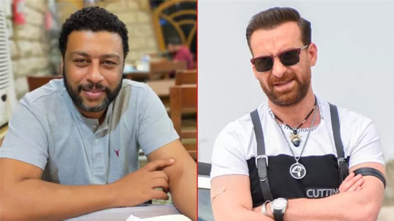 محمد جمعة خريج كلية زراعة ونضال الشافعي خريج فنون مسرحية في فيلم الورشة