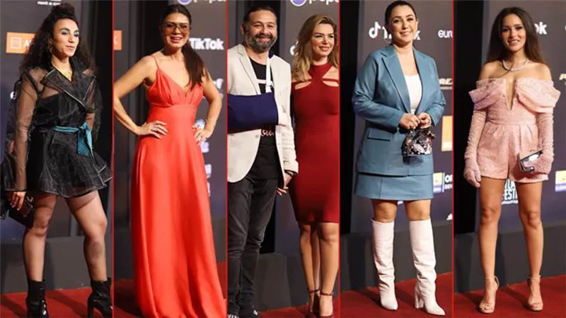 أغرب إطلالات النجمات في اليوم السادس من مهرجان الجونة السينمائي