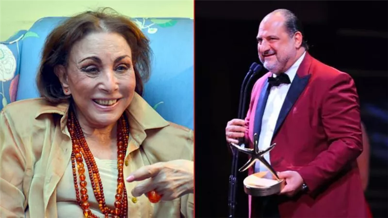 لبنى عبدالعزيز بعدما أهداها خالد الصاوي جائزة الإنجاز : كتر ألف خيره إنه فاكرني وإدارة الجونة تجاهلتني