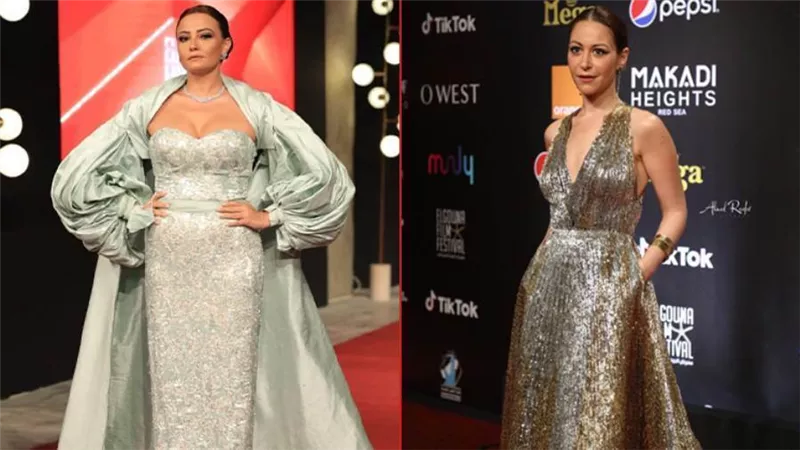 كشف حساب الجونة 2020 : منة شلبي أفضل فستان وبشرى الأسوأ في افتتاح المهرجان