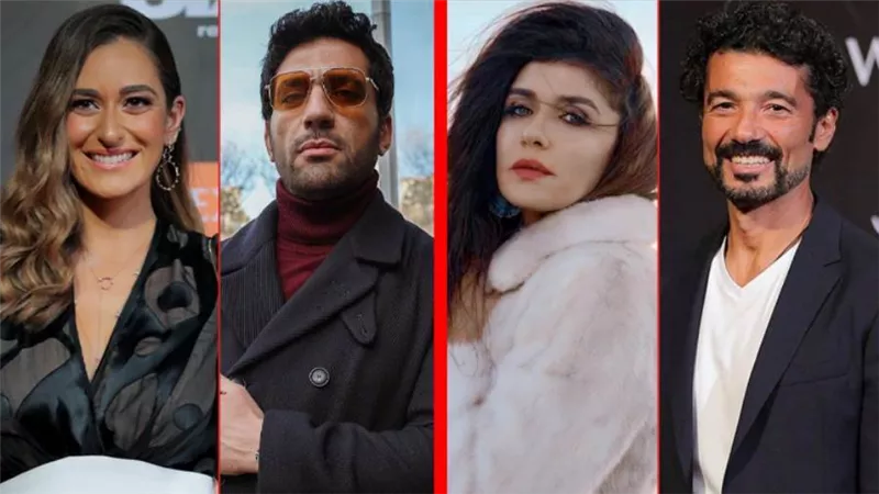 خالد النبوي بديل حسن الرداد وغادة عادل بديلة أمينة خليل في فيلم الكهف