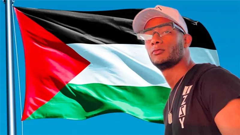 محمد رمضان يضع علم فلسطين على منصات السوشيال ميديا الخاصة به