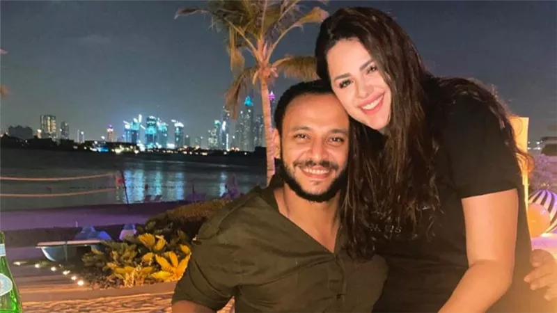هنادي مهنا تحتفل بعيد ميلاد أحمد خالد صالح في دبي