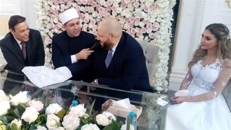 صور .. ميار الغيطي تحتفل بعقد قرانها على شريف العلمي