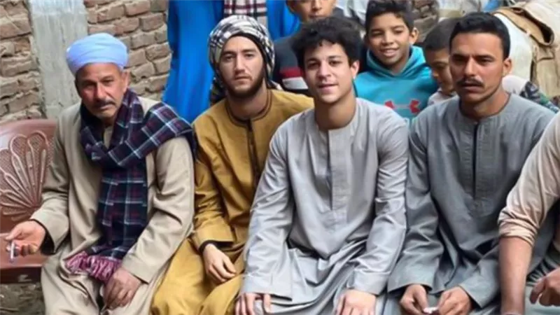أحمد مالك وأحمد داش في سوهاج من أجل مسلسل نسل الأغراب