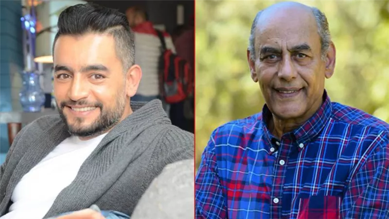 أحمد بدير صاحب مكتبة للكتب القديمة والتراثية فى مسلسل بين السما والأرض مع هاني سلامة