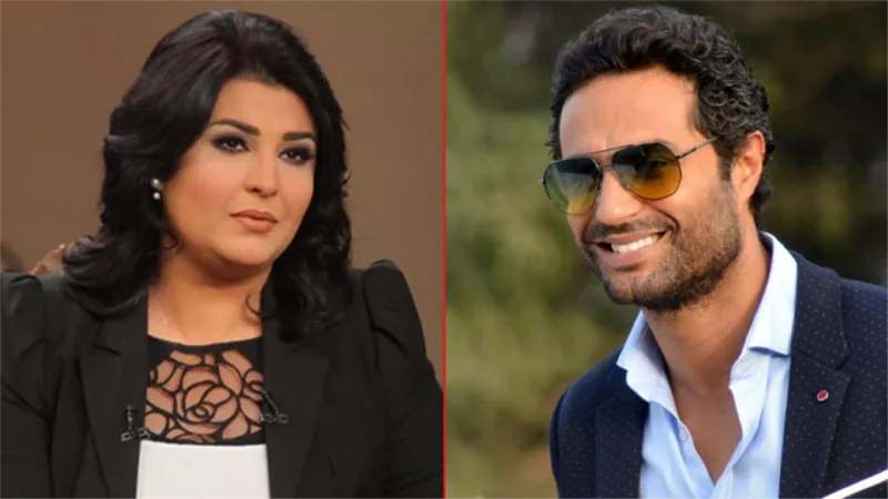 كريم فهمي لـ منى الشاذلي : زوجتي وضعت اسمها تاتو على ذراعي وتعرف password حساباتي على السوشيال ميديا
