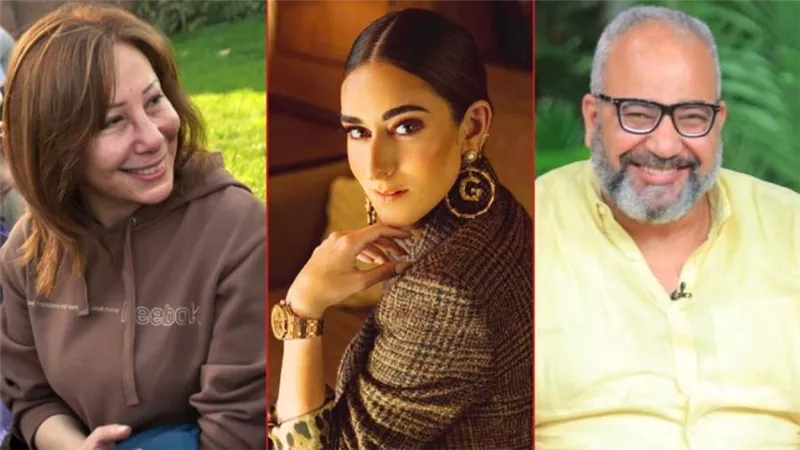 بيومى فؤاد والد أمينة خليل وصفاء الطوخي والدتها فى مسلسل خلي بالك من زيزى رمضان 2021