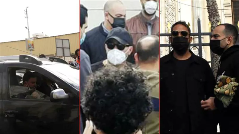 بالصور .. عائلة أحمد السقا تشيع جثمان محمد الصغير بحضور كرارة وعرفة