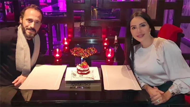 يوسف الشريف وإنجي علاء يحتفلان بـ عيد الحب بصورة جديدة على إنستجرام