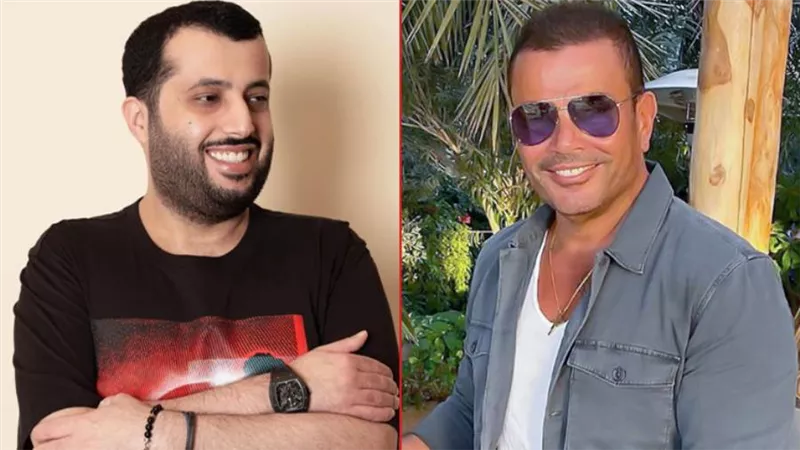 بالفيديو .. أجمل ما غني عمرو دياب من كلمات  تركي آل الشيخ