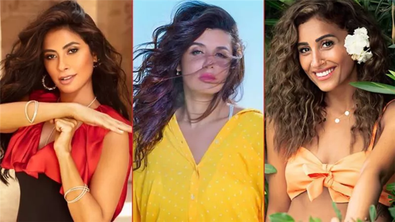 غادة عادل بطلة فيلم بيت عز وتشاركها كلاً من روبي ودينا الشربيني فى البطولة