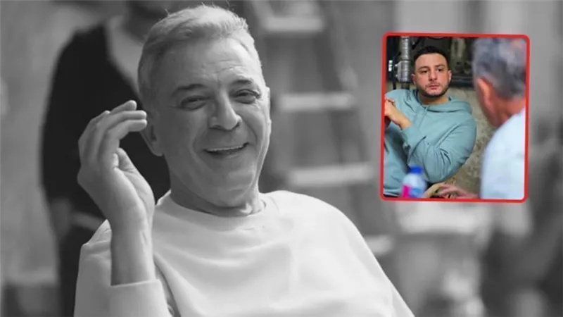 الفيشاوي ينشر صورة مع محمود حميدة من كواليس ريتسا : أستاذي وأبويا الروحي 