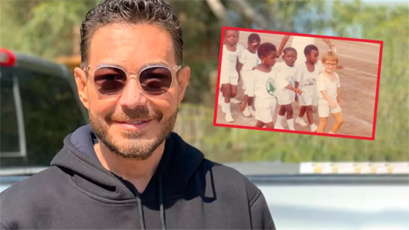 أحمد زاهر ينشر صورة له في مرحلة الطفولة أثناء وجوده في نيجيريا