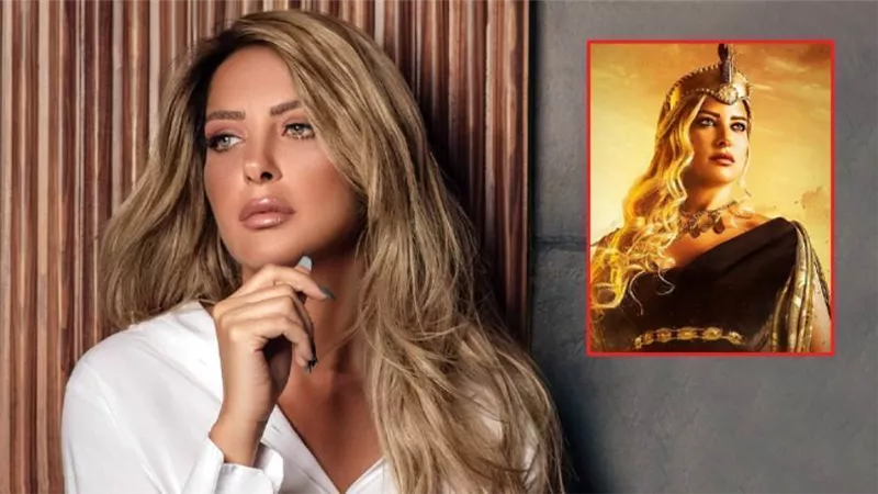 ريم مصطفي : لبسي ولون شعري فى مسلسل الملك يشبه آمنريدس ملكة الهكسوس 