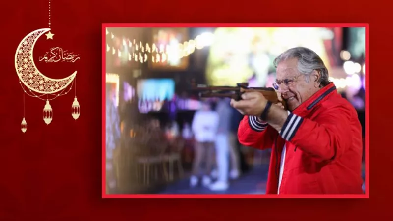 مصطفى فهمى فى خيمة كايرو شو .. ضحك ورقص ولعب ونشان