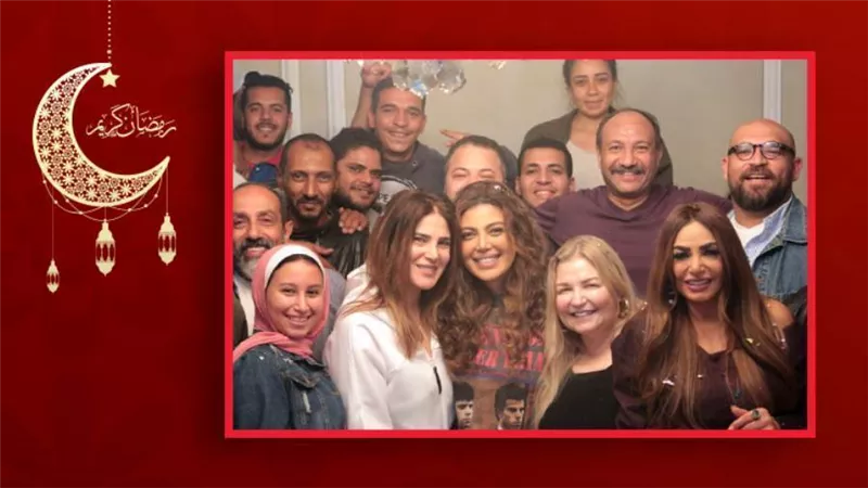 ريهام حجاج تحتفل بانتهاء تصوير وكل ما نفترق بحضور النجوم
