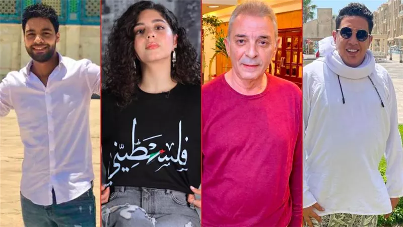 رفعوا شعار أنقذوا فلسطين .. حميدة وجمال ومايان وبيكا يتضامنون مع القضية