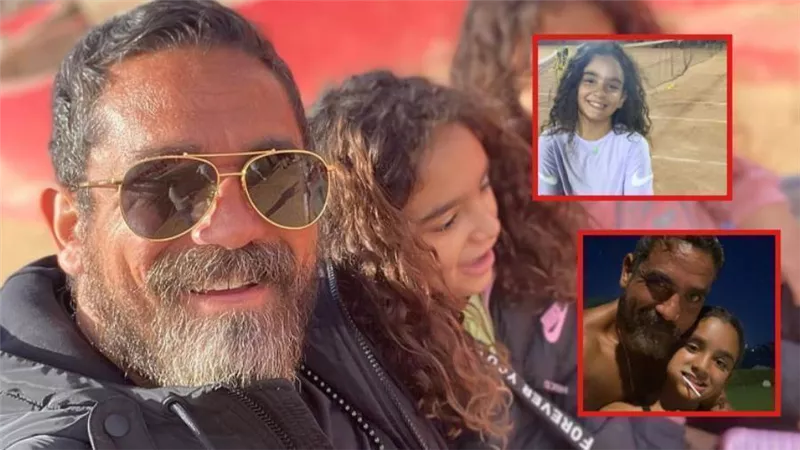 أمير كرارة يهنئ ابنته ليلى بعد فوزها بلقب لاعبة الأسبوع في رياضة التنس