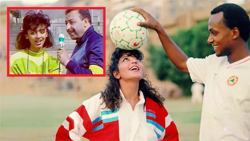 لقطتان نادرتان .. مهارات سميرة سعيد الزمالكاوية وأنغام الأهلاوية فى الملعب