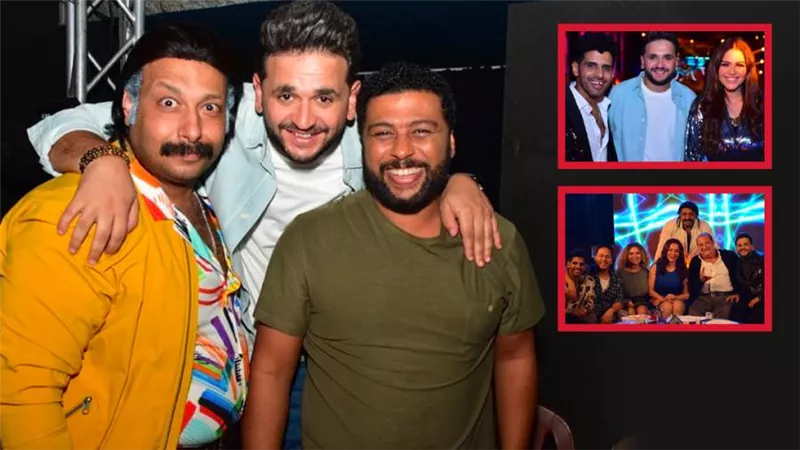 مصطفى خاطر يروج لفيلم تماسيح النيل بصور من الكواليس مع أبطال العمل 