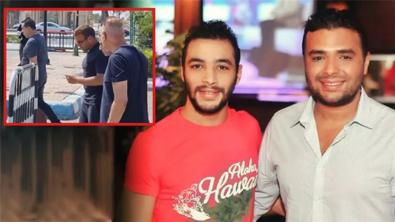 بالصور .. رامي صبري يشيع جنازة شقيقه كريم صبري بعد وفاته غرقًا في ترعة المريوطية