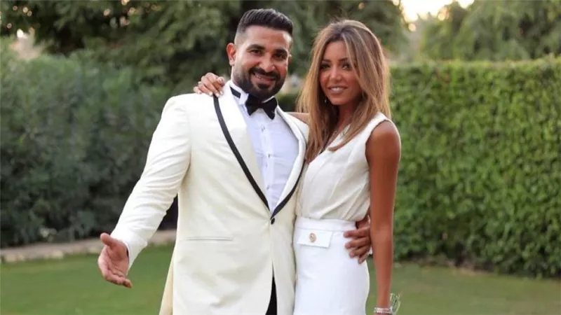 أول صور .. أحمد سعد وعلياء بسيوني بالأبيض في حفل عقد قرانهما