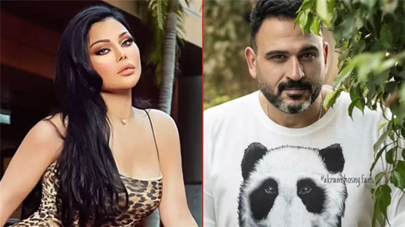 أكرم حسني يشارك هيفاء وهبي حفلها بالساحل الشمالى الخميس المقبل ويقدم معها أغنية لو كنت 