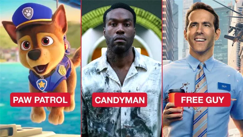 بوكس أوفيس هوليوود .. Candy Man يتصدر وFree Guy ثانيا وكيم كاردشيان فى المركز الثالث بـ paw patrol