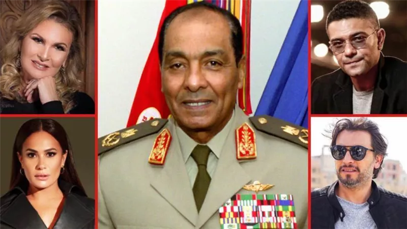 نجوم الفن ينعون المشير طنطاوي : رحل قائد وبطل عظيم تحمل على عاتقه أصعب المراحل التي مرت بها البلاد
