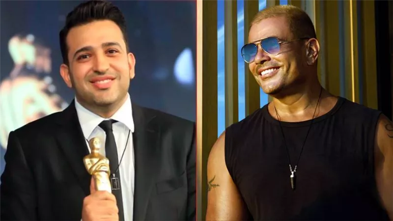 7 أسئلة للشاعر تامر حسين بعد عيشني الأغنية رقم 56 له مع عمرو دياب
