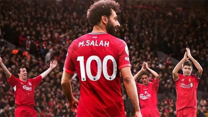 محمد صلاح ينضم لقائمة أسرع 5 لاعبين إحرازًا لـ 100 هدف في تاريخ البريميرليج