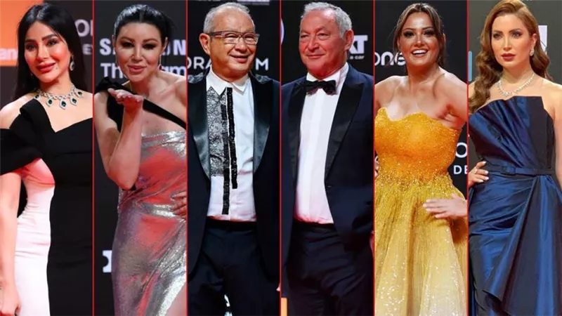 بالصور .. أول الحضور على ريد كاربت مهرجان الجونة السينمائي في النسخة الخامسة