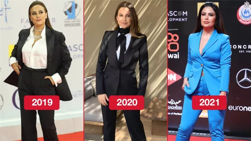 صبا مبارك وهند صبري وريا أبي راشد .. أبرز نجمات لوك البدلة خلال دورات مهرجان الجونة