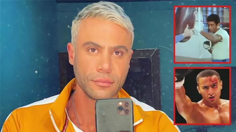 على طريقة أحمد زكي في النمر الأسود وحمادة هلال في حلم العمر .. محمد إمام يمارس الملاكمة في فيلم عمهم