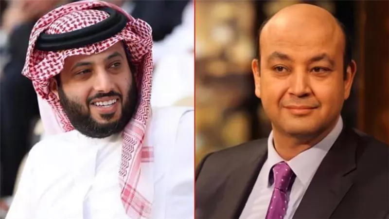 عمرو أديب ينتهي من تصوير حلقة خاصة من برنامج الحكاية في السعودية مع المستشار تركي آل الشيخ