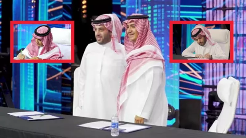 المستشار تركي آل الشيخ يوقع اتفاقية مع MBC لنقل فعاليات موسم الرياض حصريًا على منصة شاهد