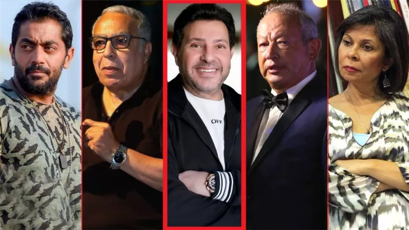 ساويرس والعدل وفلوكس وسلوى محمد على .. حزب خصوم النقيب هاني شاكر فى معركة المهرجانات
