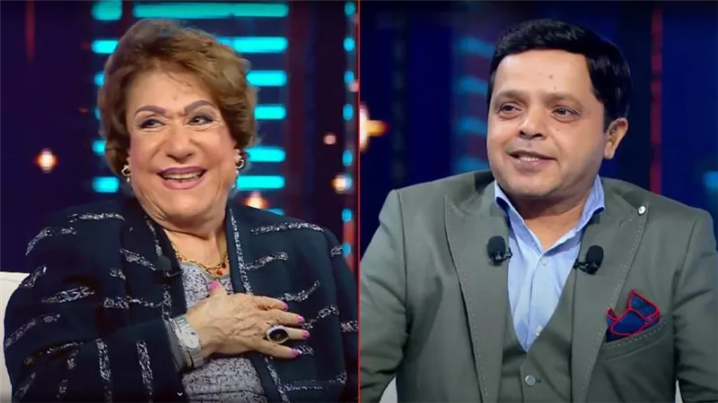 سميحة أيوب لمحمد هنيدى : أرفض أغانى المهرجانات وأرفض كلماتها حفاظًا على الذوق العام